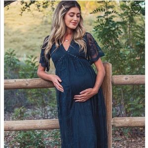 Pink Blush Maternity Maxi Dress